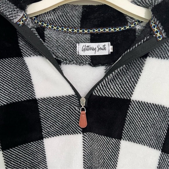 Buffalo Plaid Half Zip Jacket - Picture 3 of 3